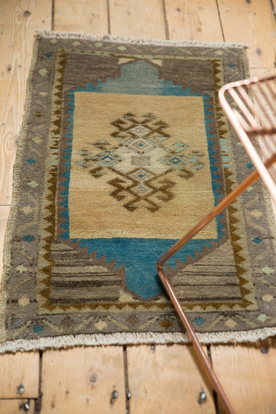 1.5x2.5 Vintage Distressed Oushak Rug Mat // ONH Item 7207 Image 5