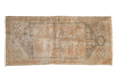 1.5x3 Vintage Distressed Oushak Rug Mat // ONH Item 7209