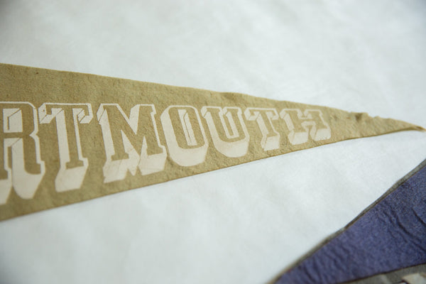 Vintage Dartmouth Felt Flag Pennant Image 3