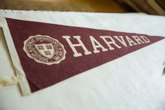 Vintage Harvard Felt Flag Pennant Image 1