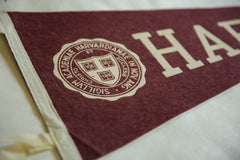 Vintage Harvard Felt Flag Pennant Image 2