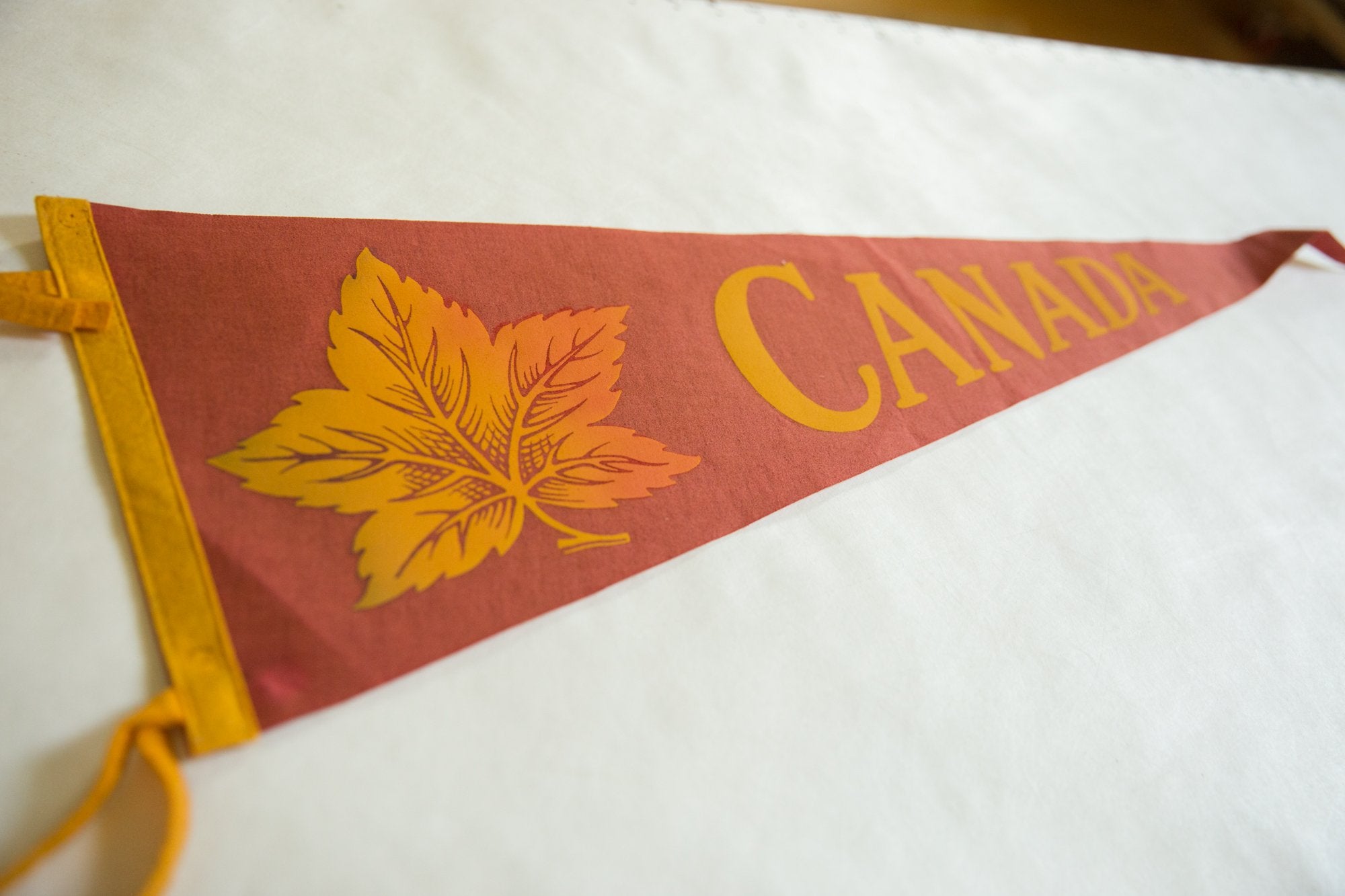 Vintage Canada Felt Flag Pennant Image 1