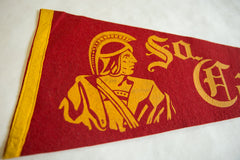 XL Vintage Southern California University Felt Flag Pennant Image 3