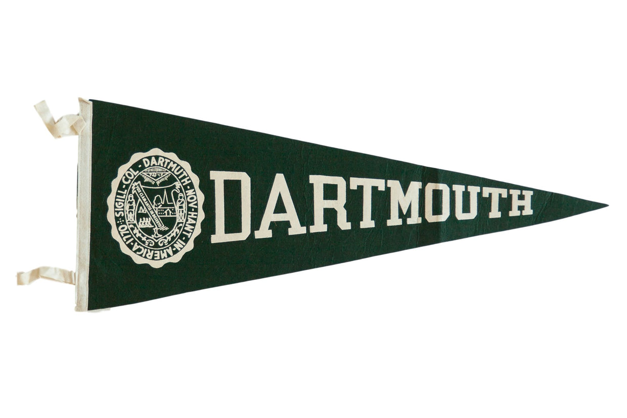Vintage Dartmouth Felt Flag Pennant