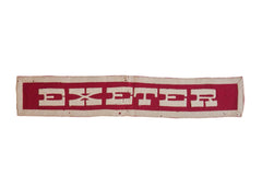Vintage Exeter Felt Banner