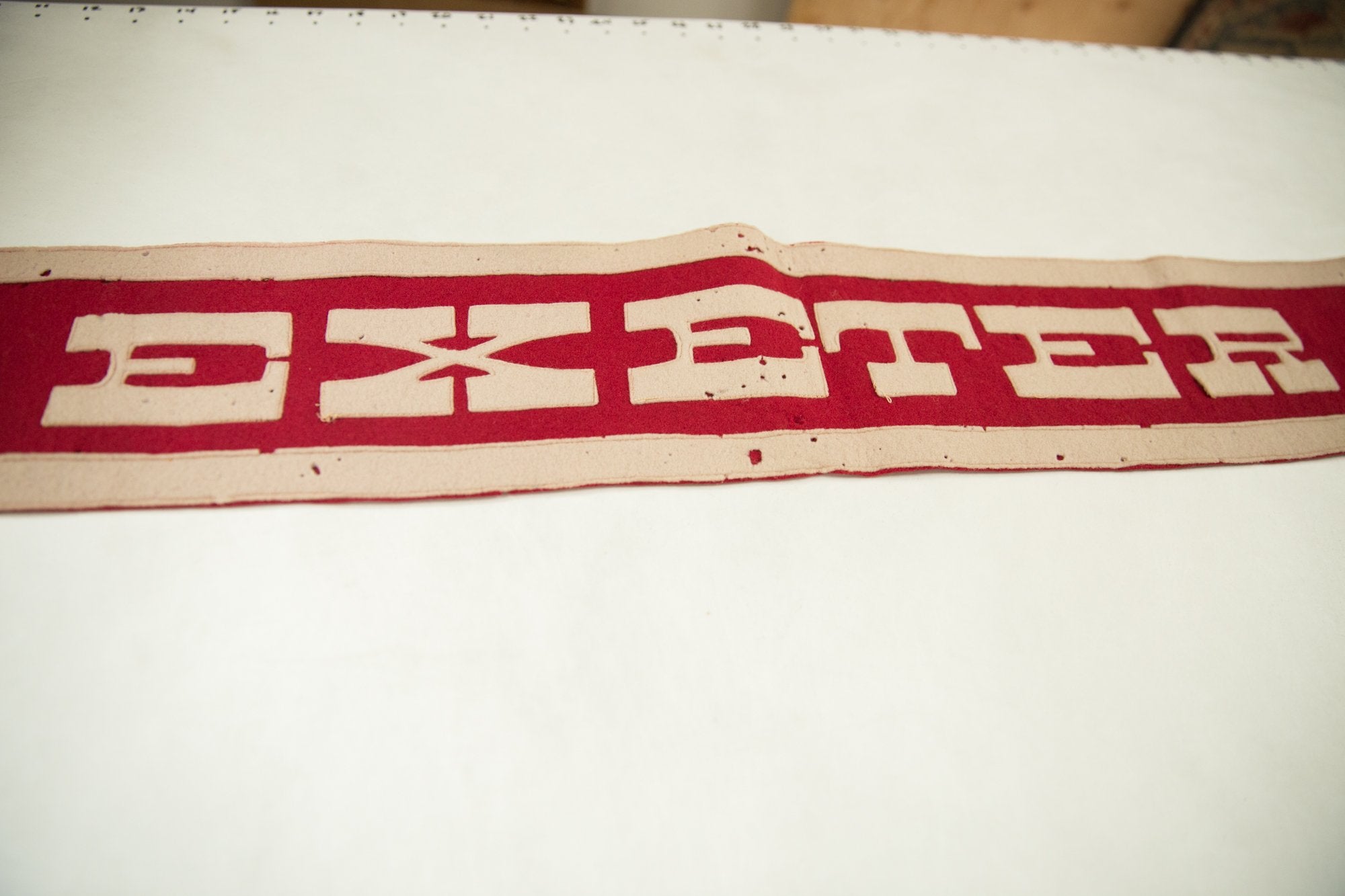 Vintage Exeter Felt Banner Image 1