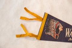 Vintage Watkins Glen NY Felt Flag Pennant // ONH Item 7254 Image 2