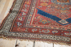 3.5x4.5 Antique Kurdish Square Rug // ONH Item 7259 Image 7