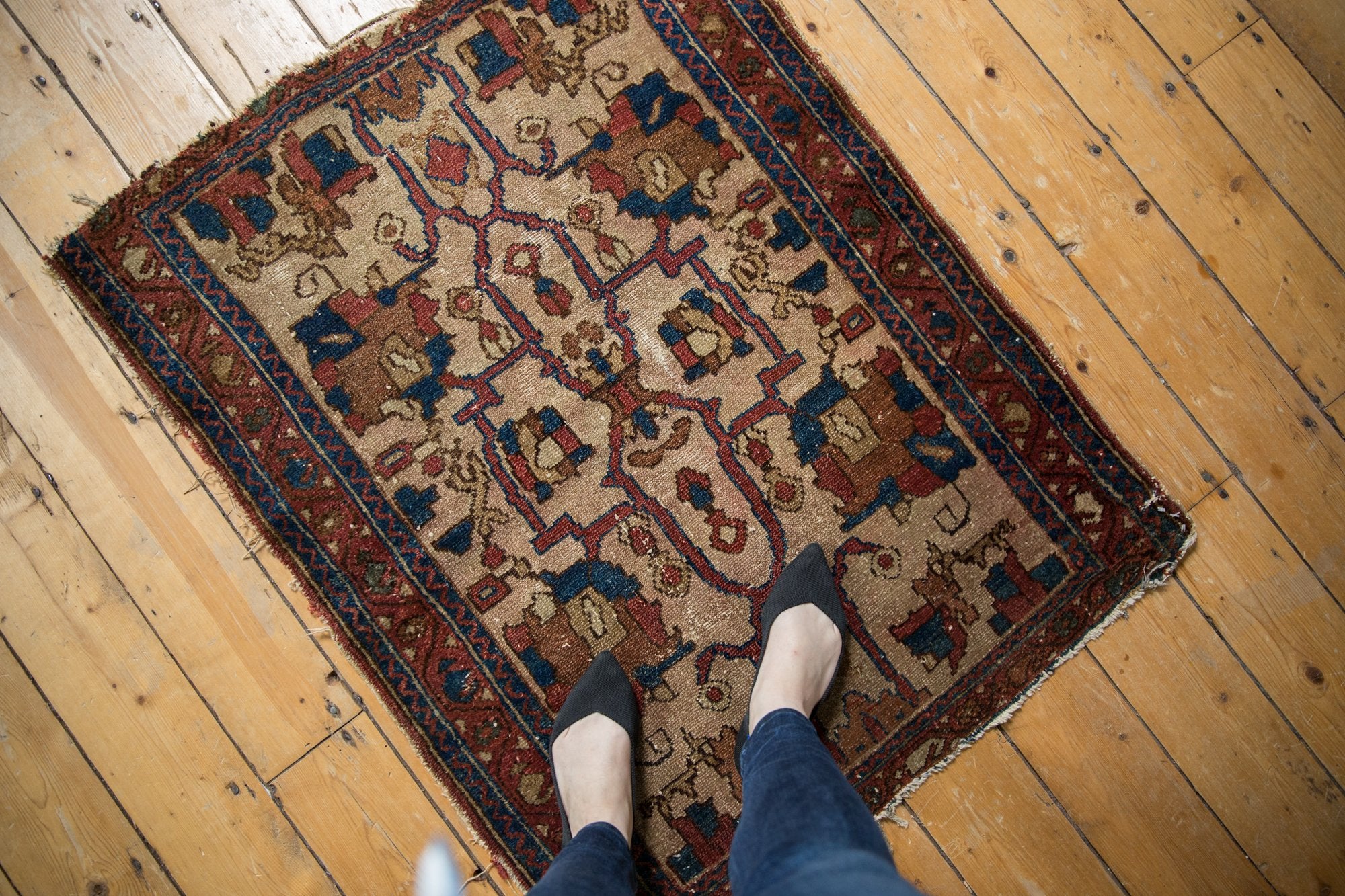 3x3.5 Antique Lilihan Square Rug // ONH Item 7260 Image 1