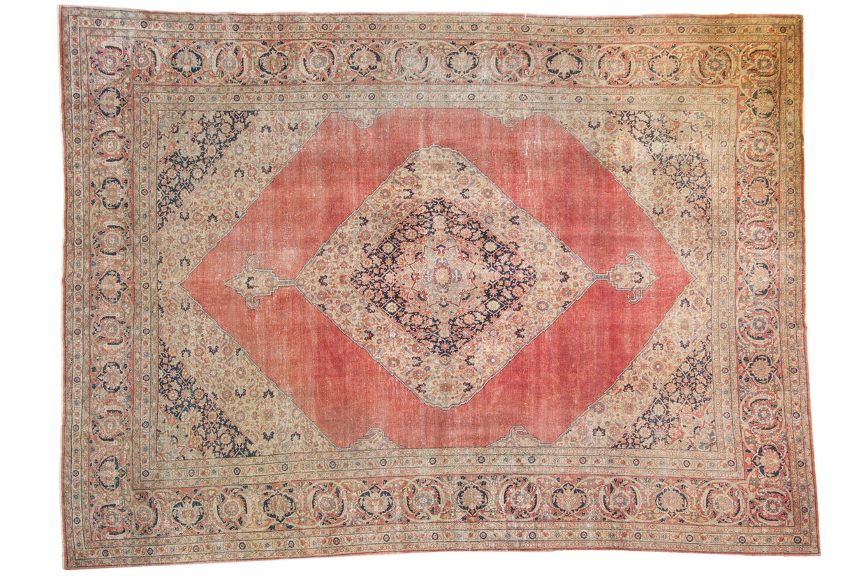 8.5x11.5 Vintage Distressed Jalili Tabriz Carpet // ONH Item 7267