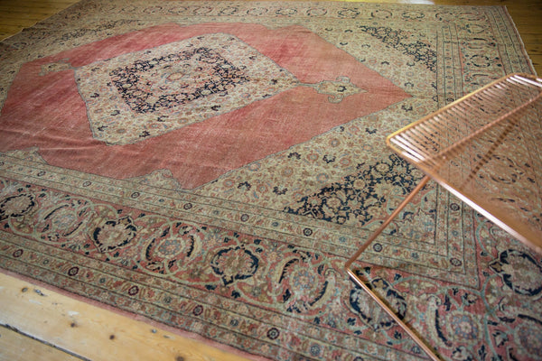 8.5x11.5 Vintage Distressed Jalili Tabriz Carpet // ONH Item 7267 Image 1