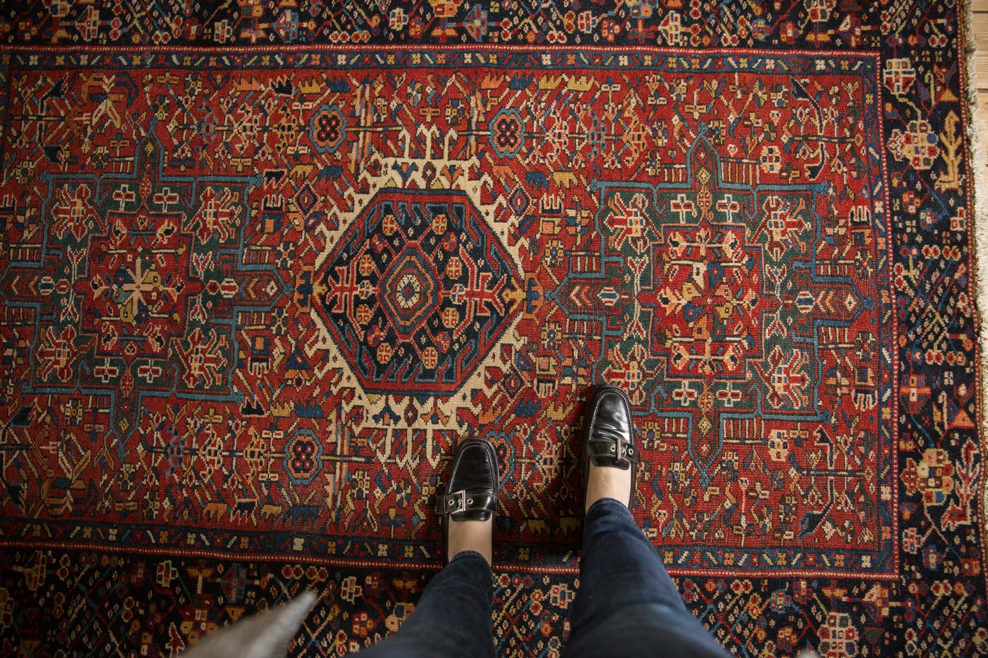 4.5x6 Vintage Karaja Rug // ONH Item 7276 Image 1