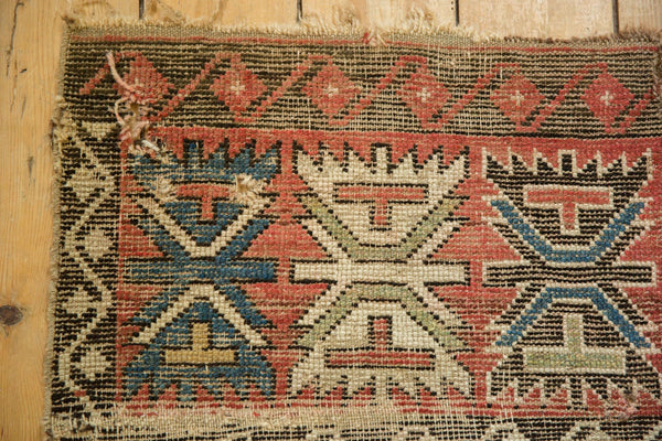 4x5 Antique Caucasian Square Rug // ONH Item 7277 Image 11