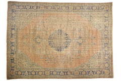 8x11.5 Vintage Distressed Oushak Carpet // ONH Item 7294