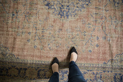 8x11.5 Vintage Distressed Oushak Carpet // ONH Item 7294 Image 1