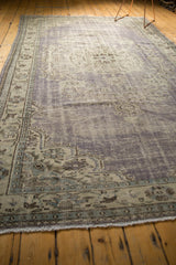 6.5x10.5 Vintage Distressed Oushak Carpet // ONH Item 7297 Image 8