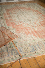8x11.5 Vintage Distressed Oushak Carpet // ONH Item 7299 Image 10