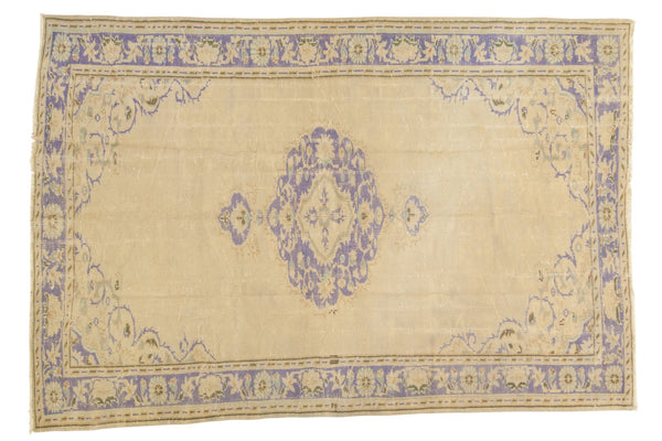 6x9 Vintage Distressed Oushak Carpet // ONH Item 7301