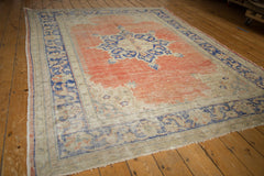 Vintage Distressed Oushak Carpet / ONH item 7302 Image 2