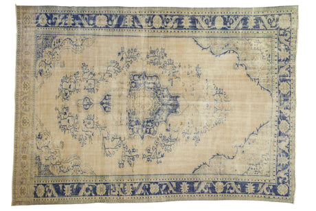 8x11.5 Vintage Distressed Oushak Carpet // ONH Item 7303