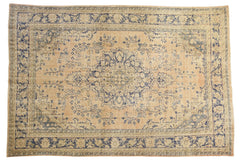 7.5x11.5 Vintage Distressed Oushak Carpet // ONH Item 7304