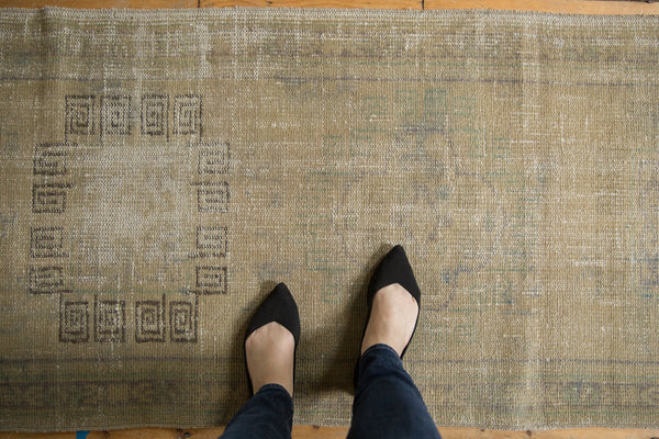 2.5x11 Vintage Distressed Oushak Rug Runner // ONH Item 7305 Image 3