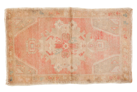 2x3 Vintage Distressed Oushak Rug Mat // ONH Item 7307