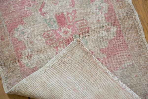 2x3 Vintage Distressed Oushak Rug Mat // ONH Item 7307 Image 5