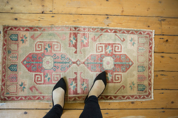 2x3.5 Vintage Distressed Oushak Rug // ONH Item 7310 Image 1