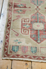 2x3.5 Vintage Distressed Oushak Rug // ONH Item 7310 Image 3