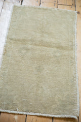 1.5x3 Vintage Distressed Oushak Rug Mat // ONH Item 7313 Image 4
