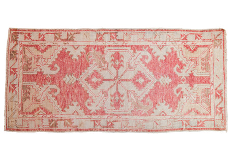 2.5x5.5 Vintage Distressed Oushak Rug Runner // ONH Item 7324