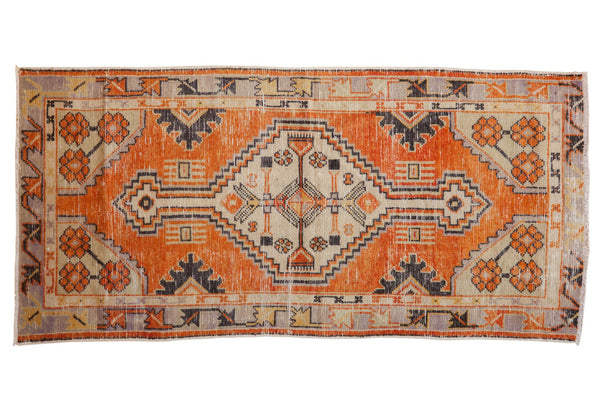 2.5x5.5 Vintage Distressed Oushak Rug Runner // ONH Item 7325
