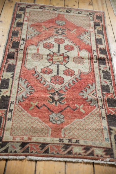 2.5x5.5 Vintage Distressed Oushak Rug Runner // ONH Item 7326 Image 2