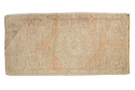 1.5x3 Vintage Distressed Oushak Rug Mat // ONH Item 7330