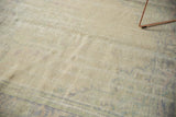 Vintage Distressed Oushak rug pile showing even wear, muted beige, and faint blue tones.