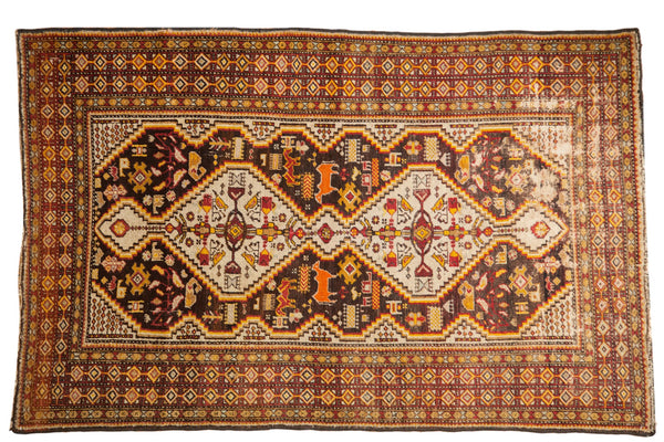 4.5x7 Vintage Caucasian Rug // ONH Item 7336