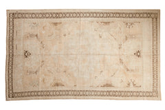 5.5x9.5 Vintage Distressed Oushak Carpet // ONH Item 7346