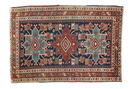 3x4.5 Antique Heriz Rug // ONH Item 7350