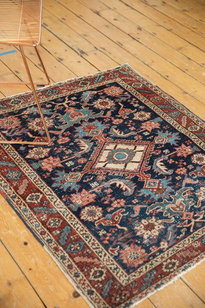 3.5x4 Antique Fine Heriz Square Rug // ONH Item 7351 Image 6