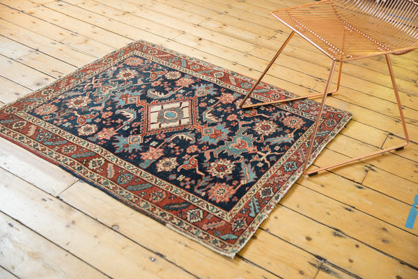 3.5x4 Antique Fine Heriz Square Rug // ONH Item 7351 Image 7