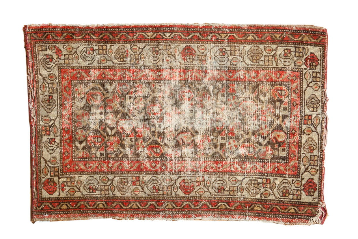 2x3 Antique Hamadan Rug Mat // ONH Item 7358