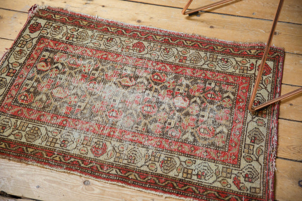 2x3 Antique Hamadan Rug Mat // ONH Item 7358 Image 5