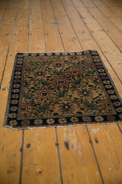 2x2.5 Vintage Farahan Sarouk Square Rug Mat // ONH Item 7359 Image 2