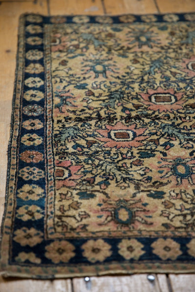 2x2.5 Vintage Farahan Sarouk Square Rug Mat // ONH Item 7359 Image 5