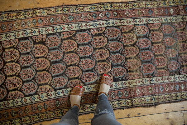 3x8.5 Antique Northwest Persian Rug Runner // ONH Item 7363 Image 1