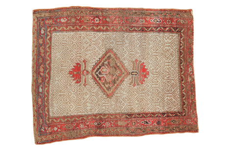 3x3.5 Antique Malayer Square Rug // ONH Item 7374