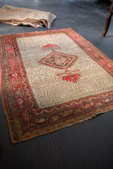 3x3.5 Antique Malayer Square Rug // ONH Item 7374 Image 6