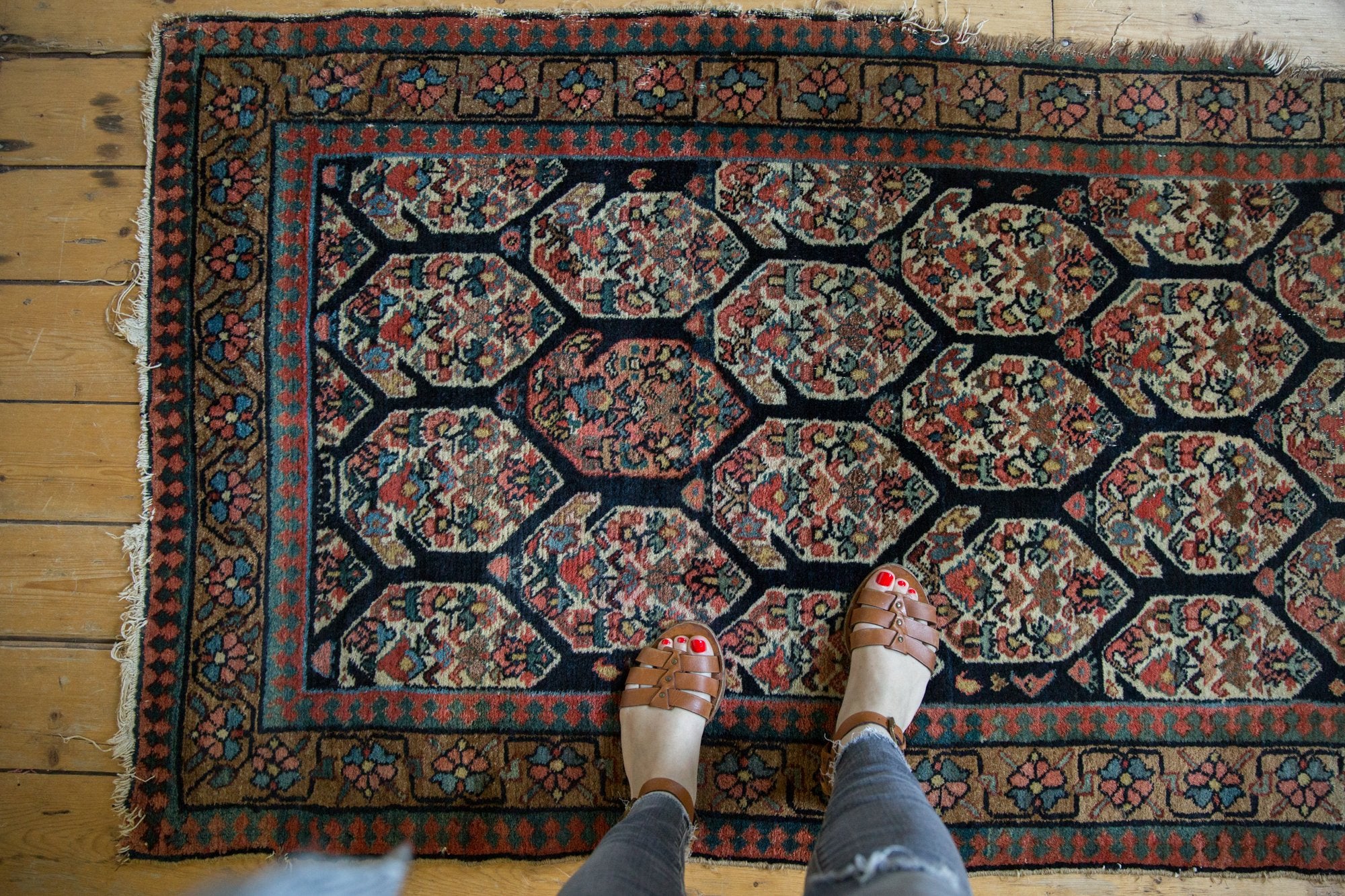 3x5 Antique Fragment Northwest Persian Rug // ONH Item 7376 Image 1