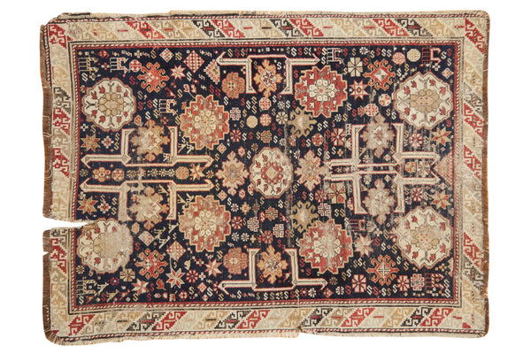 3.5x5 Antique Caucasian Rug // ONH Item 7379